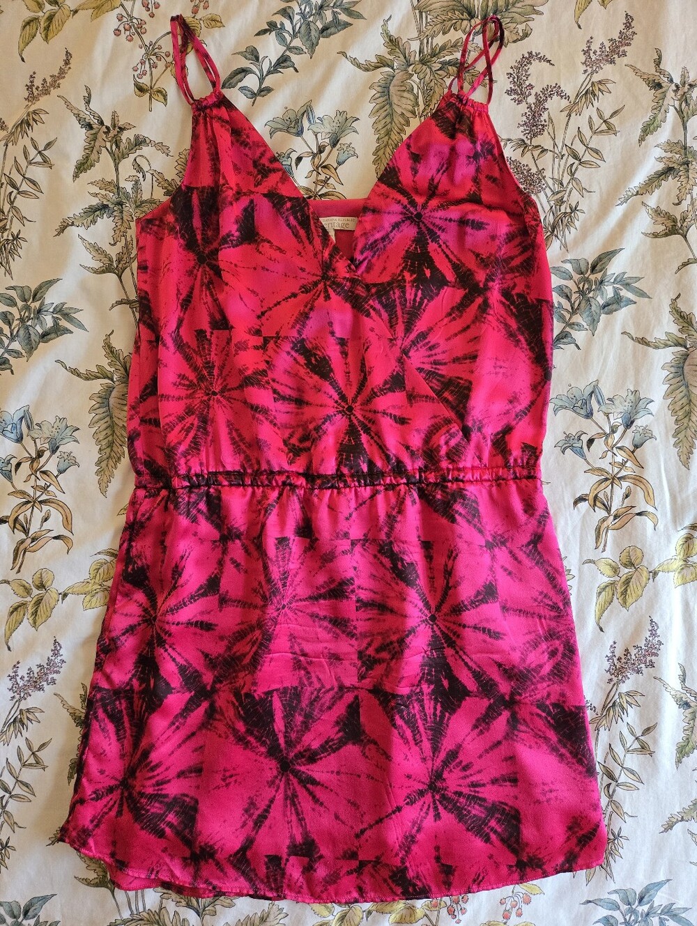 Hot Pink Silk Slip Dress Banana Republic